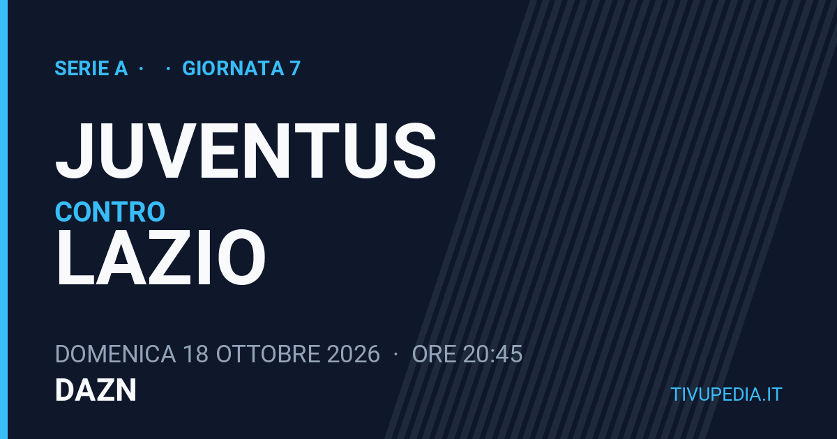 Juventus contro Lazio, Serie A