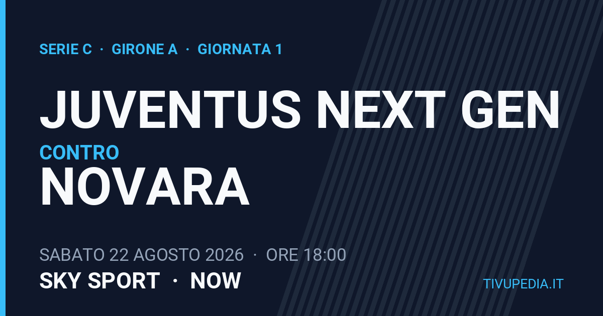 Juventus Next Gen contro Novara, Serie C