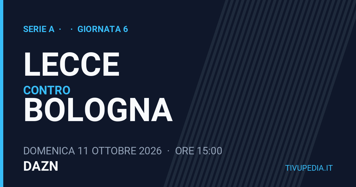Lecce contro Bologna, Serie A