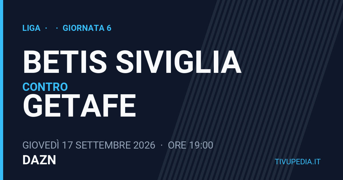 Betis Siviglia contro Getafe, Liga