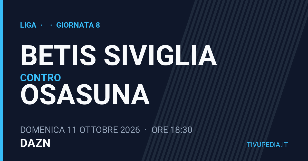 Betis Siviglia contro Osasuna, Liga