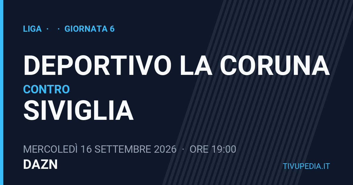 Deportivo La Coruna contro Siviglia, Liga
