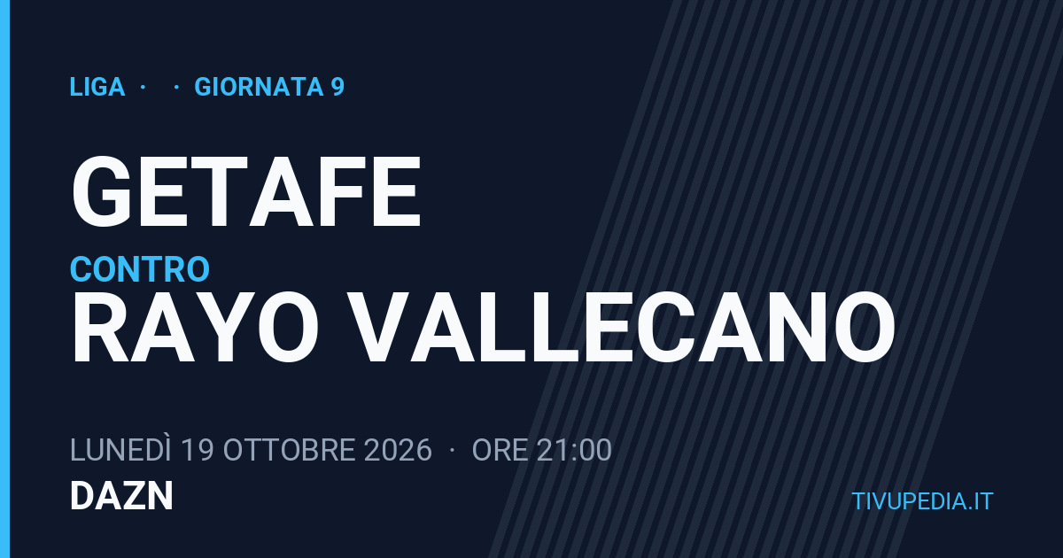 Getafe contro Rayo Vallecano, Liga