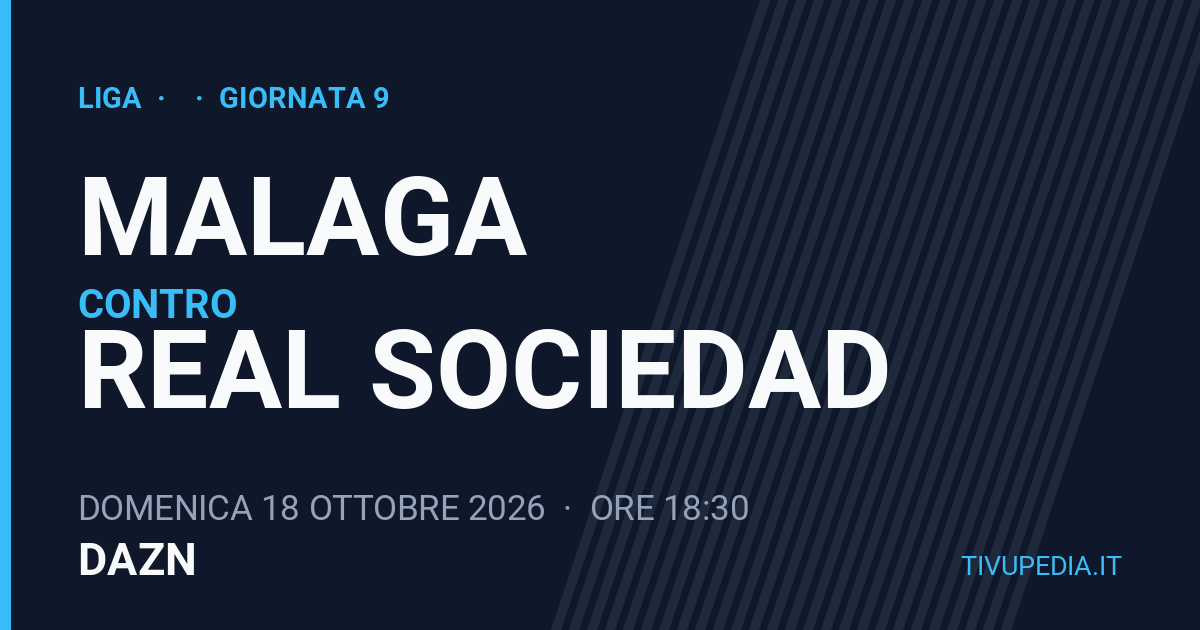 Malaga contro Real Sociedad, Liga