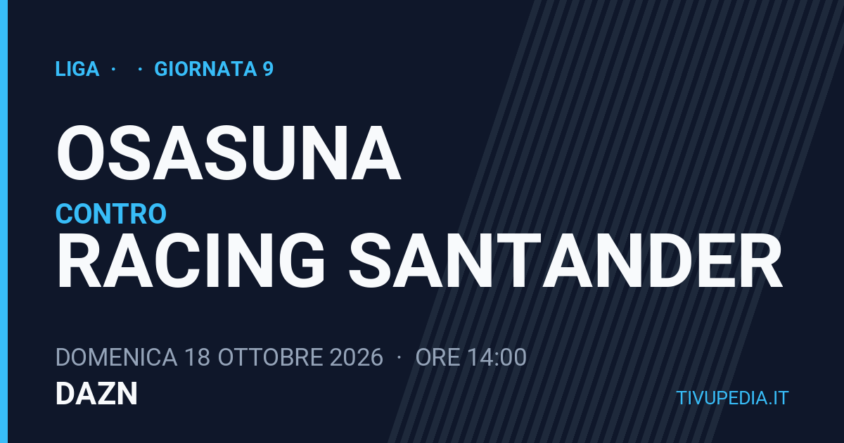 Osasuna contro Racing Santander, Liga