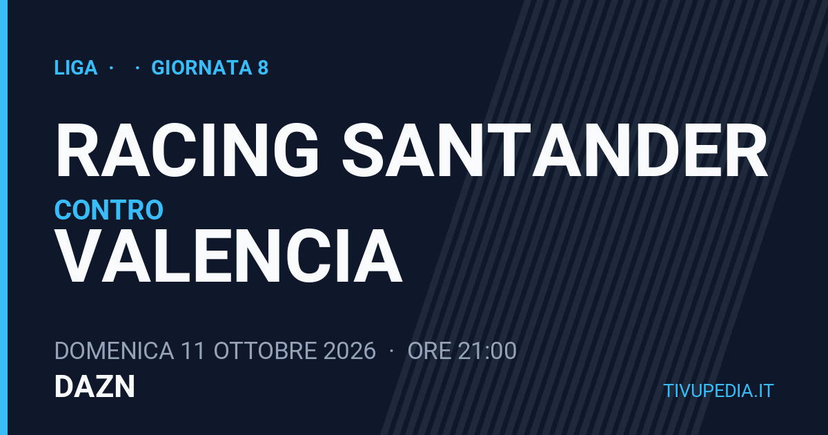 Racing Santander contro Valencia, Liga