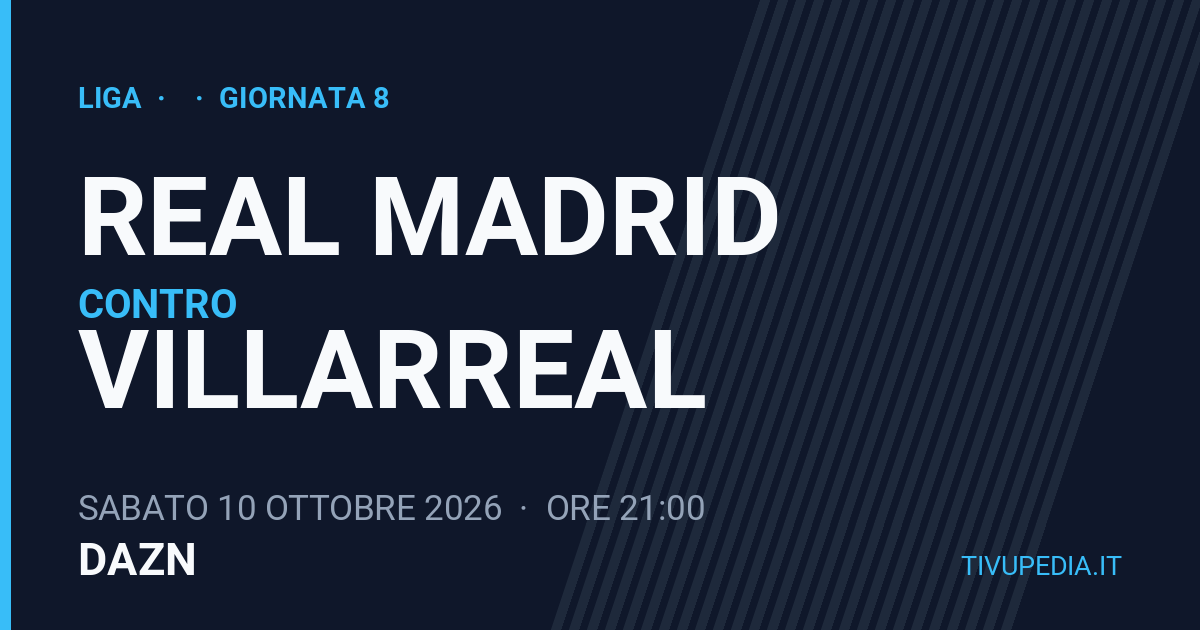 Real Madrid contro Villarreal, Liga