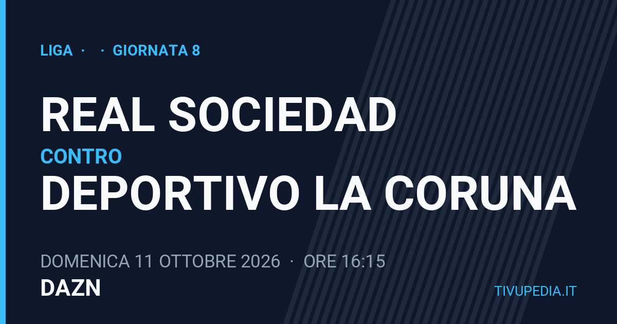 Real Sociedad contro Deportivo La Coruna, Liga