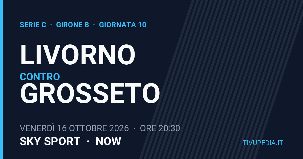 Livorno contro Grosseto, Serie C