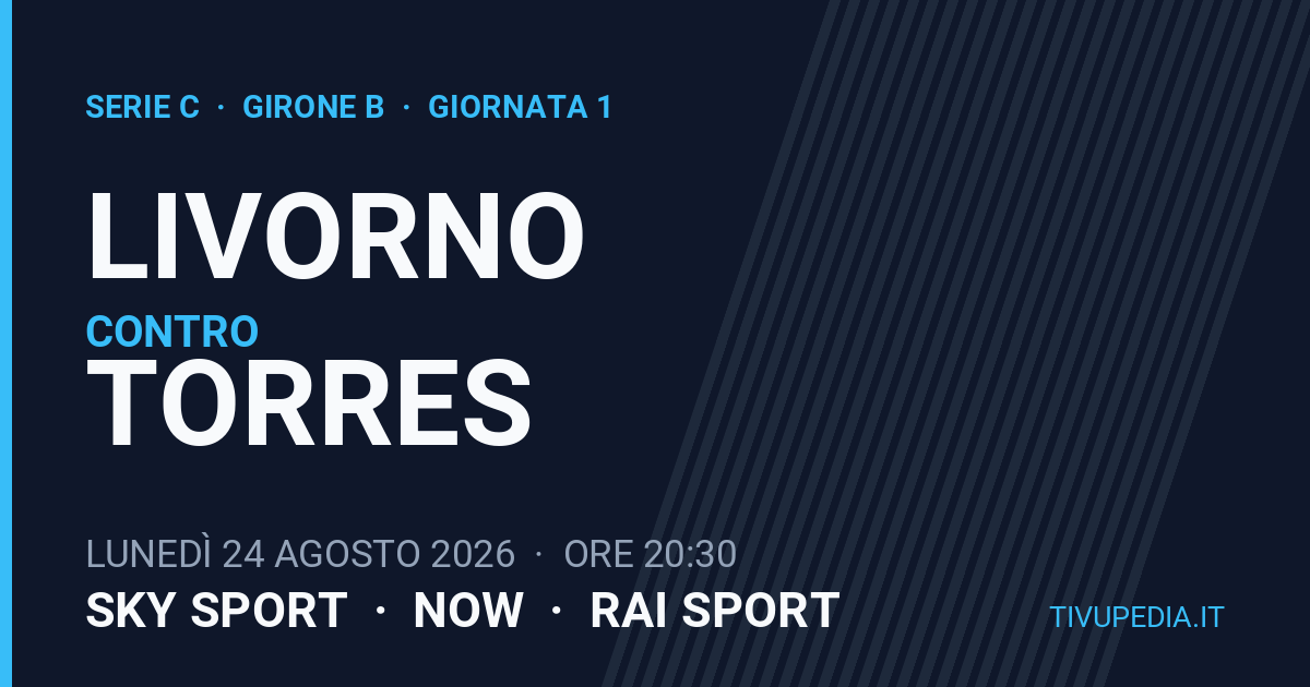 Livorno contro Torres, Serie C
