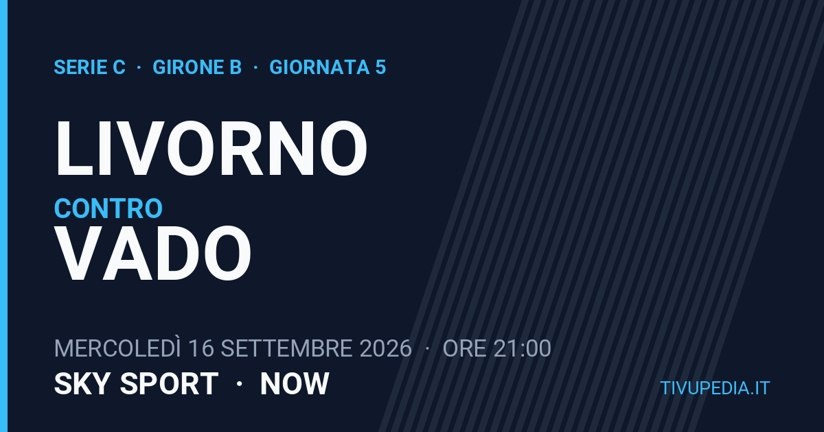 Livorno contro Vado, Serie C