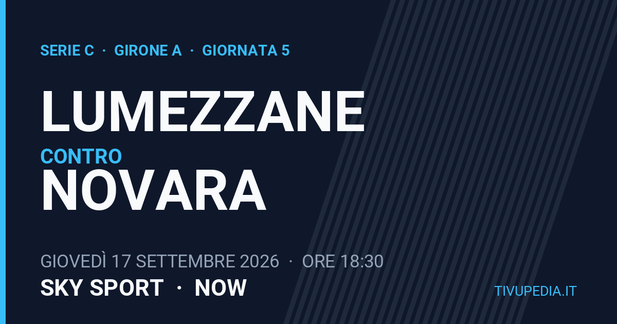 Lumezzane contro Novara, Serie C