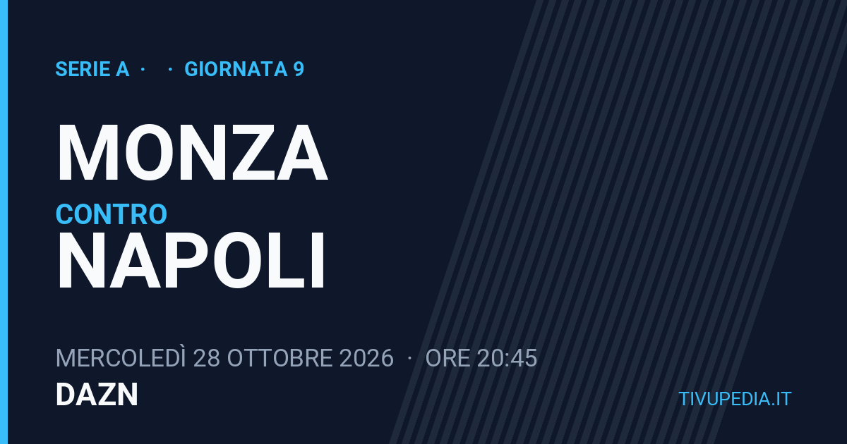 Monza contro Napoli, Serie A