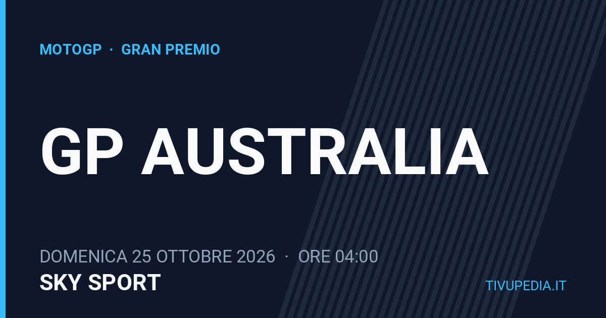 GP Australia, MotoGP