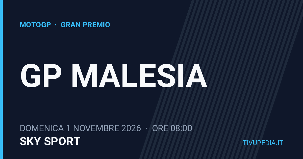 GP Malesia, MotoGP