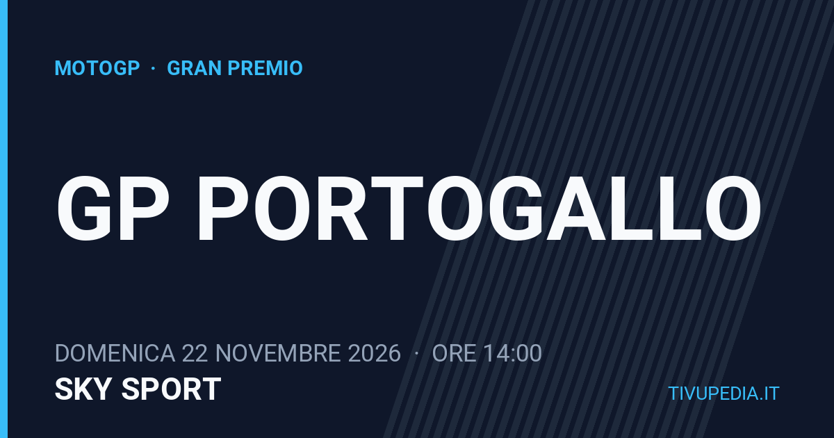 GP Portogallo, MotoGP