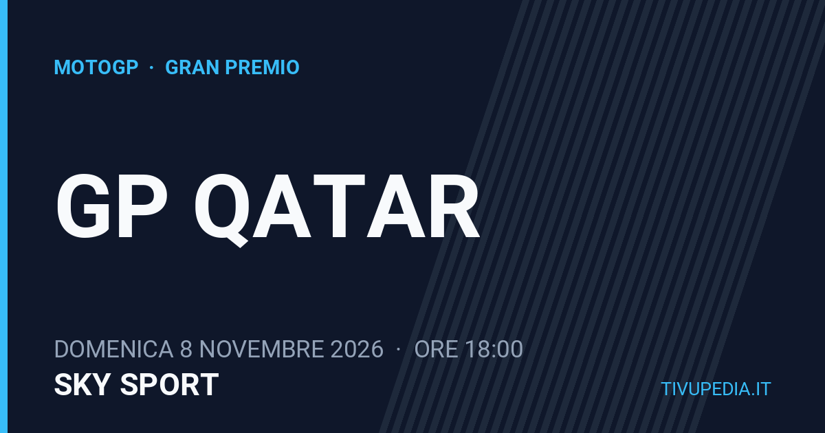 GP Qatar, MotoGP