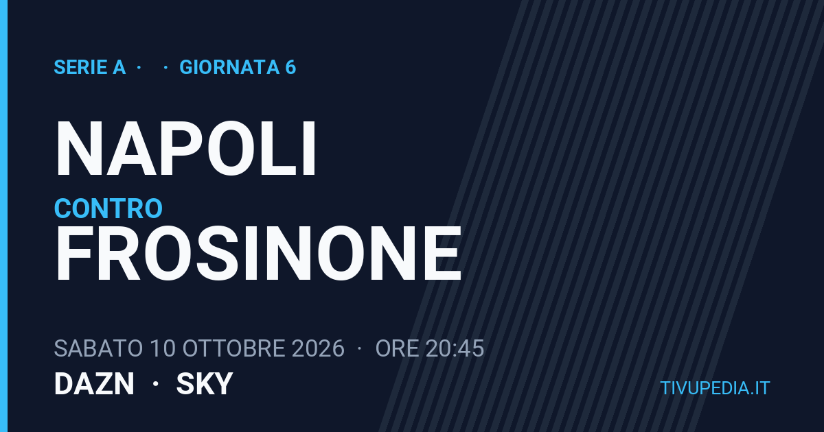 Napoli contro Frosinone, Serie A
