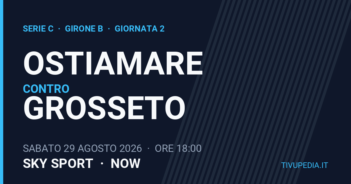 Ostiamare contro Grosseto, Serie C