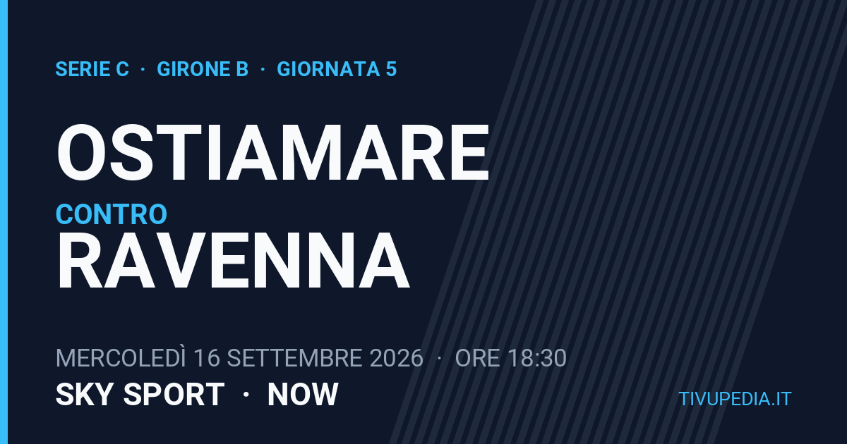 Ostiamare contro Ravenna, Serie C