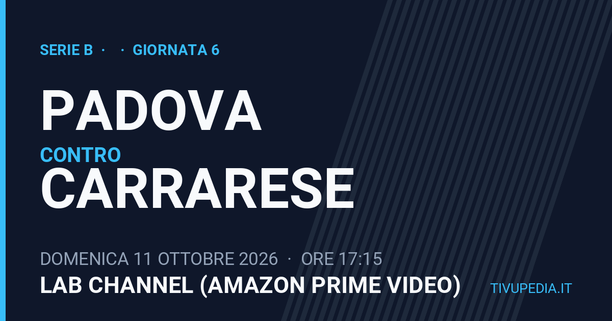Padova contro Carrarese, Serie B