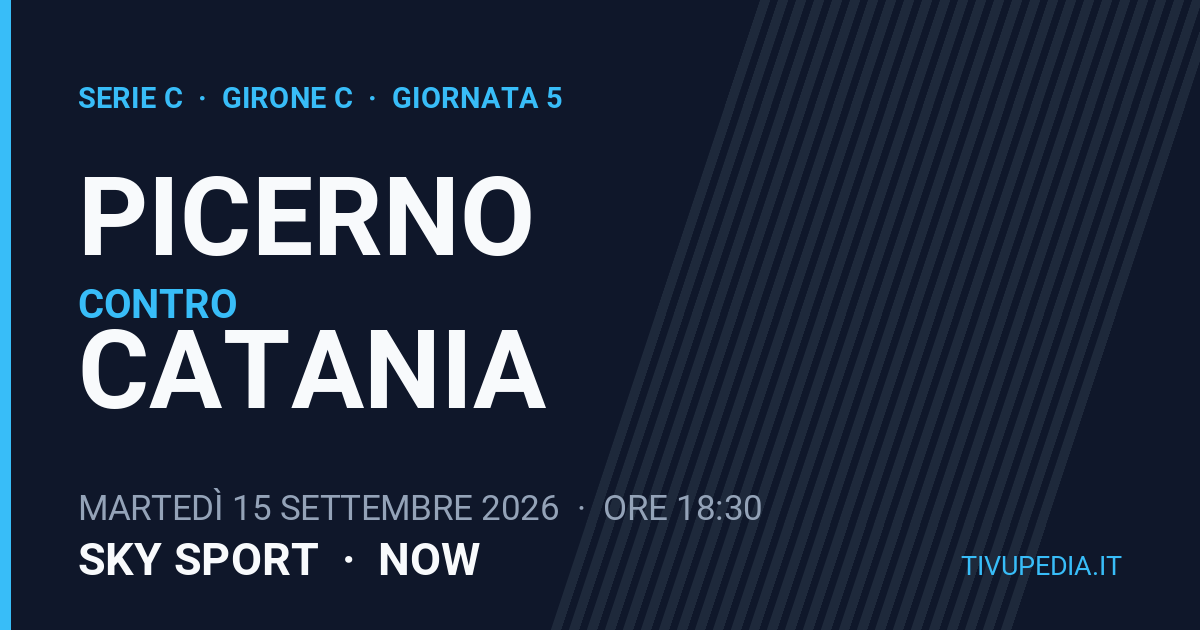 Picerno contro Catania, Serie C