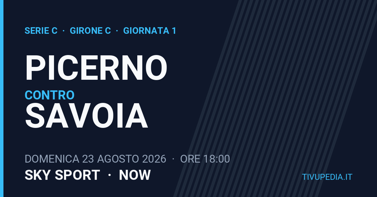 Picerno contro Savoia, Serie C