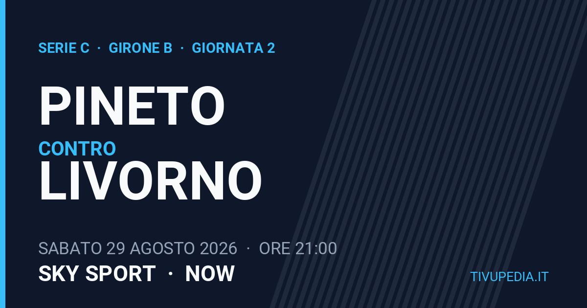 Pineto contro Livorno, Serie C