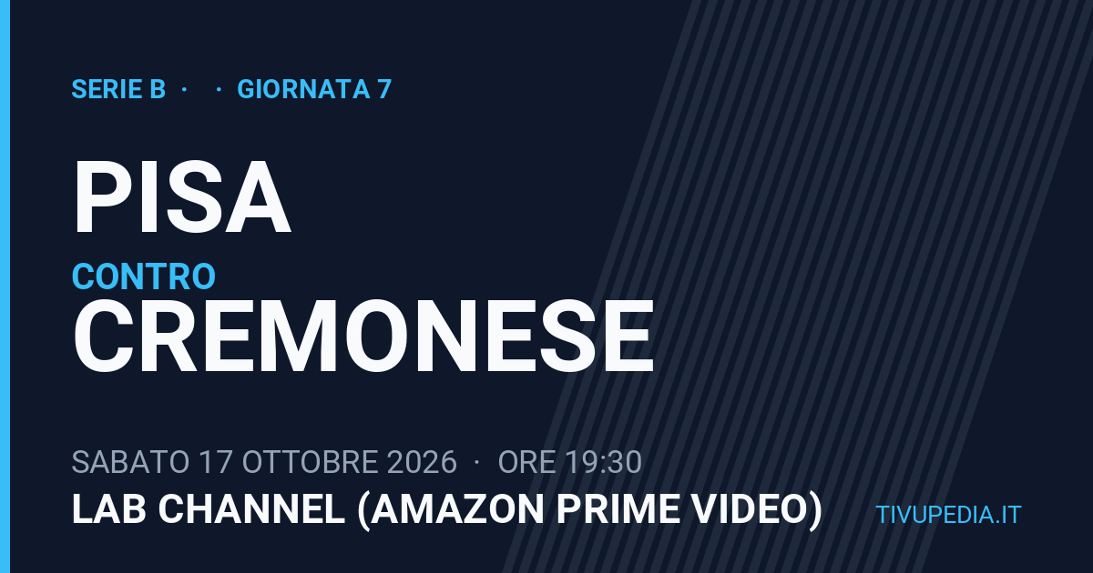 Pisa contro Cremonese, Serie B