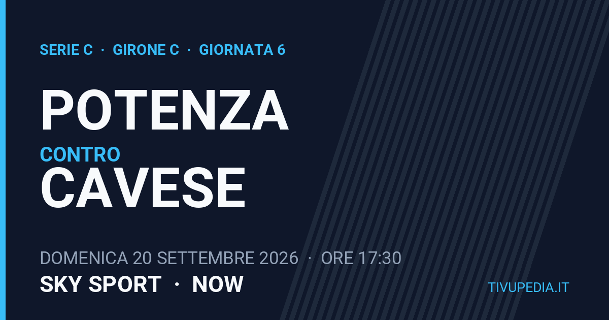 Potenza contro Cavese, Serie C