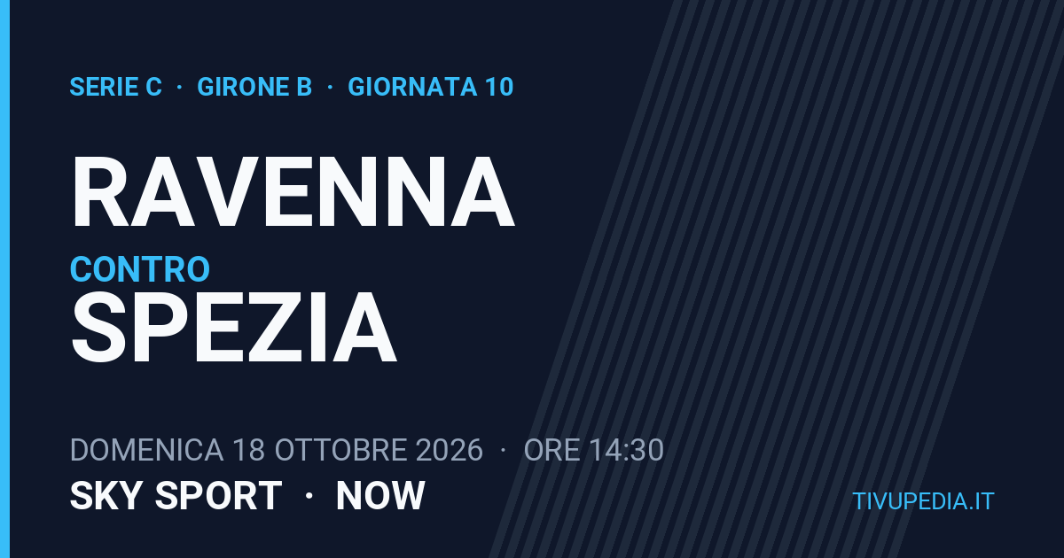 Ravenna contro Spezia, Serie C