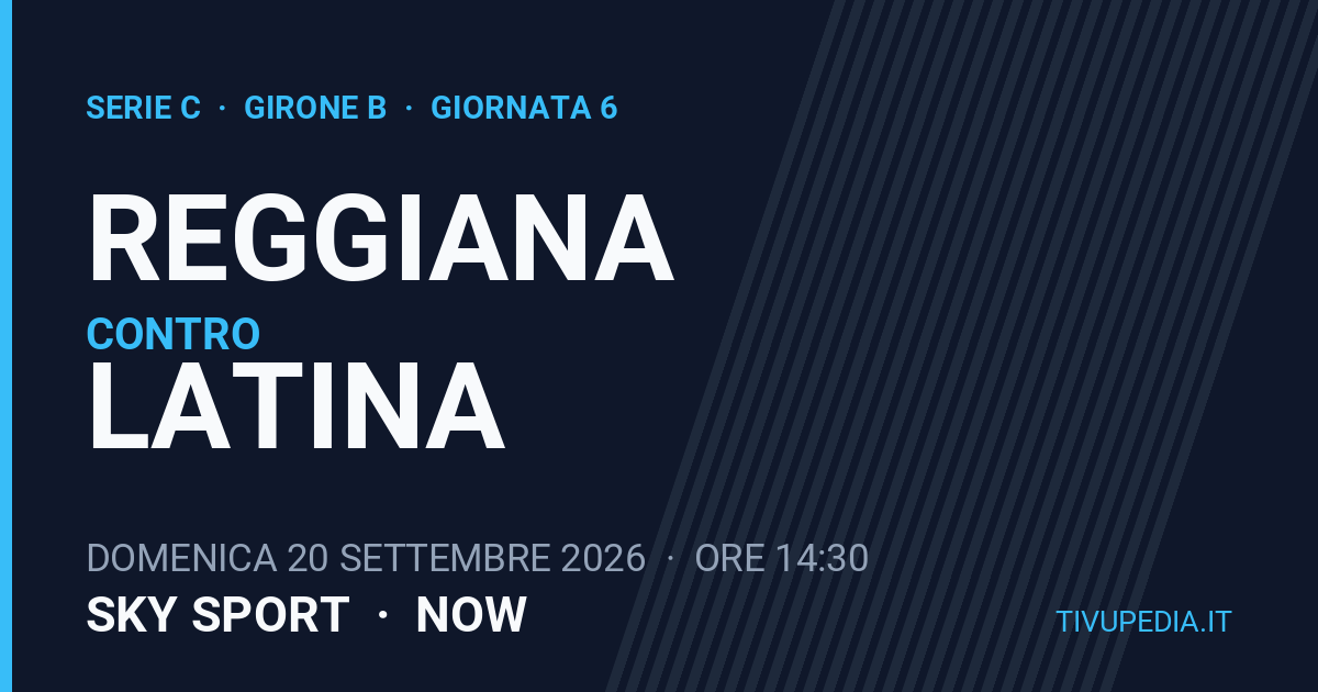 Reggiana contro Latina, Serie C
