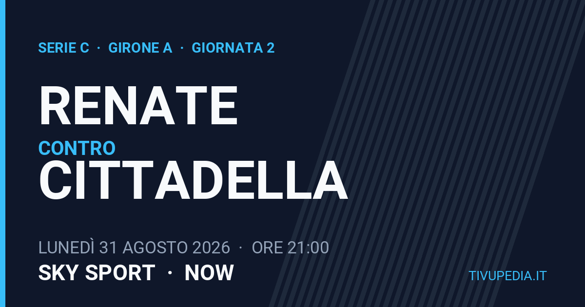 Renate contro Cittadella, Serie C