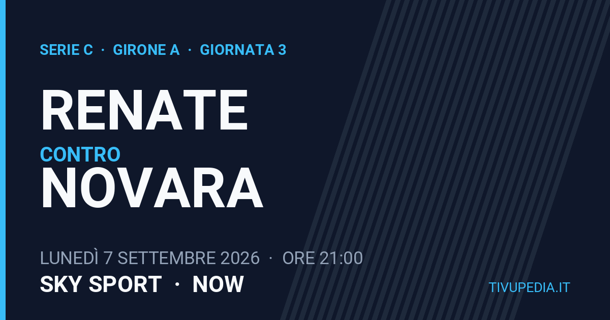 Renate contro Novara, Serie C