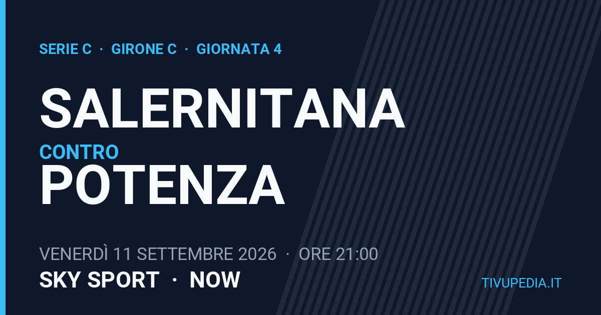 Salernitana contro Potenza, Serie C