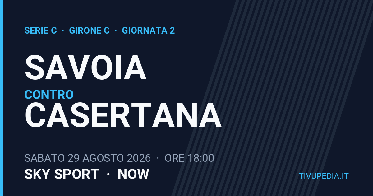 Savoia contro Casertana, Serie C