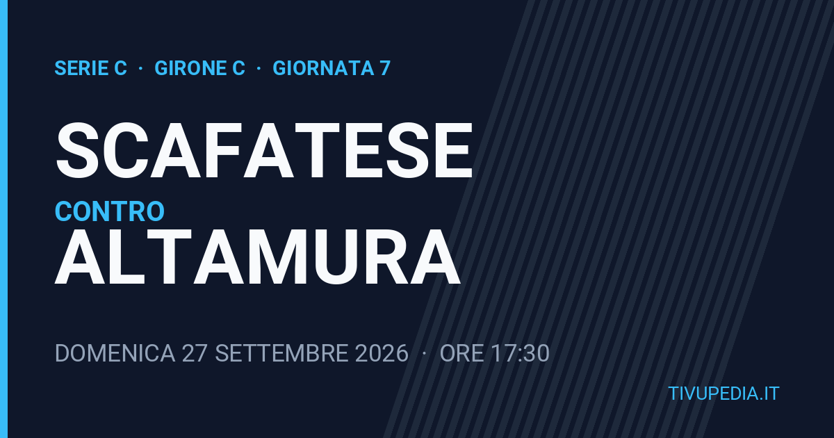 Scafatese contro Altamura, Serie C