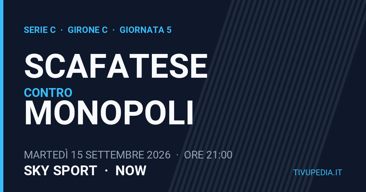 Scafatese contro Monopoli, Serie C