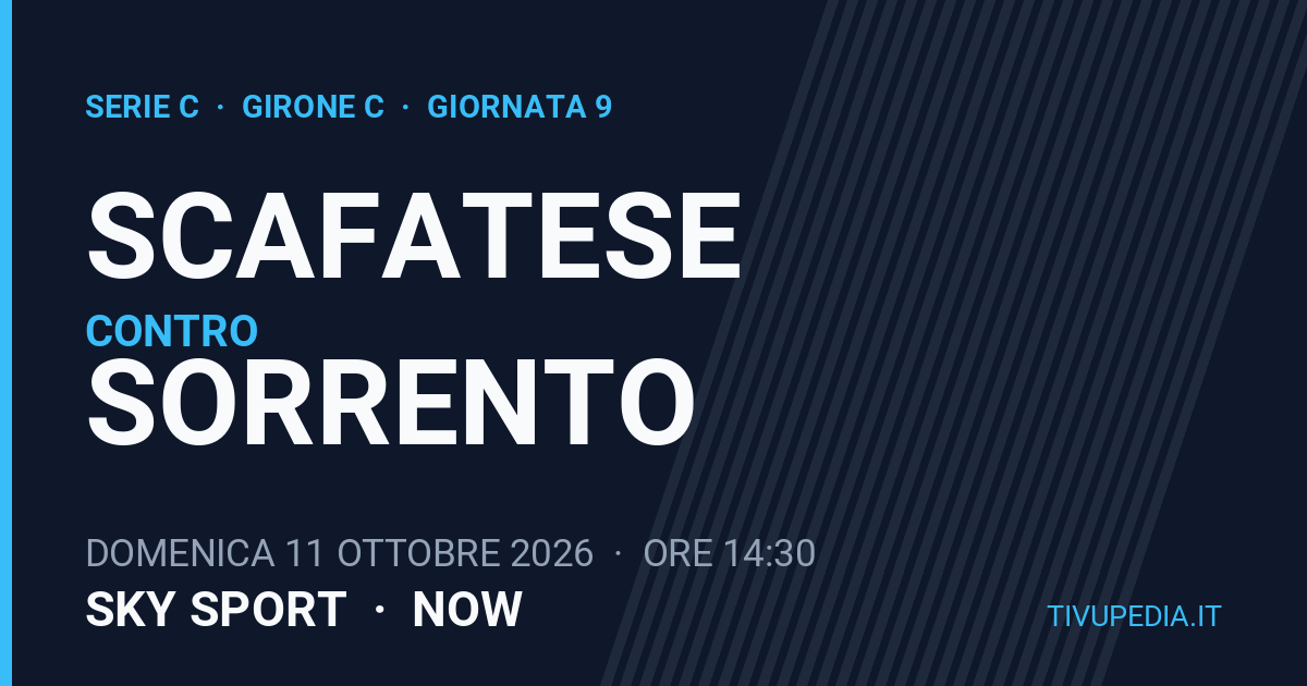 Scafatese contro Sorrento, Serie C