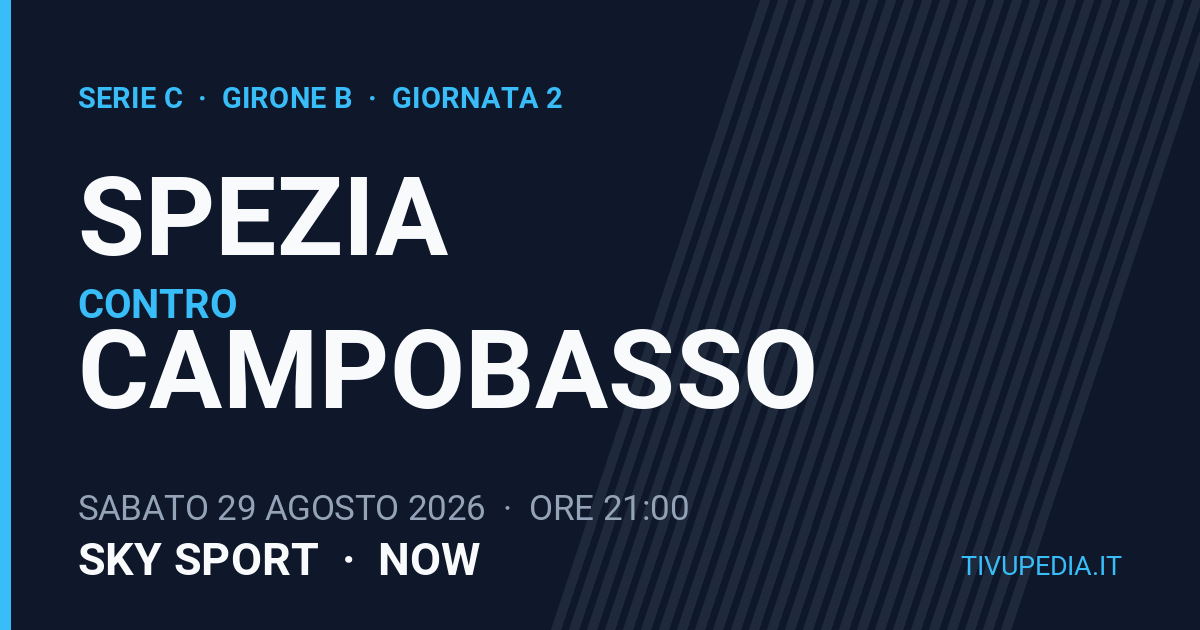 Spezia contro Campobasso, Serie C