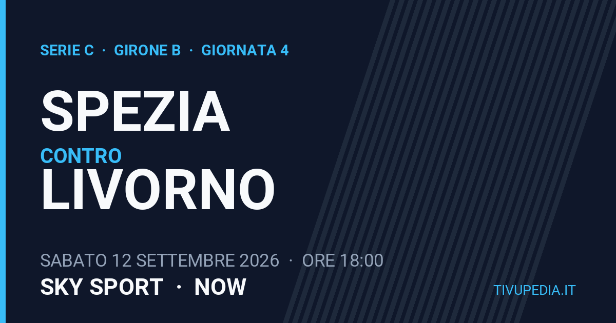 Spezia contro Livorno, Serie C