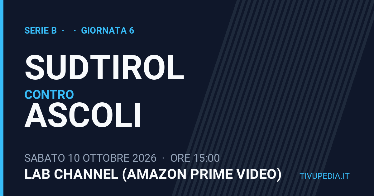 Sudtirol contro Ascoli, Serie B
