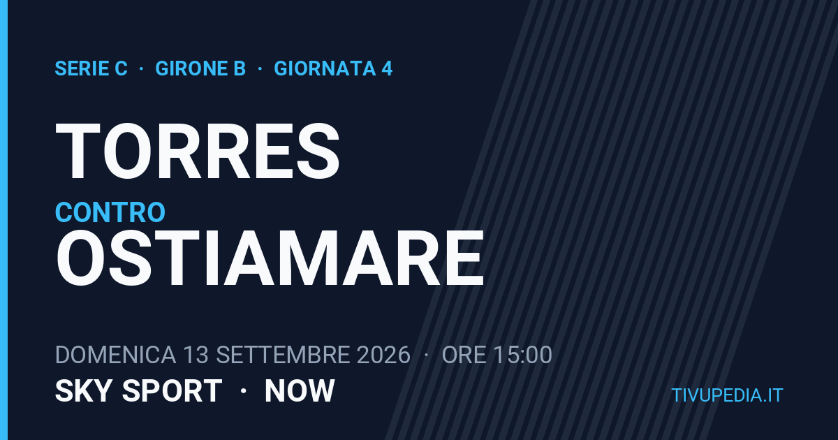 Torres contro Ostiamare, Serie C