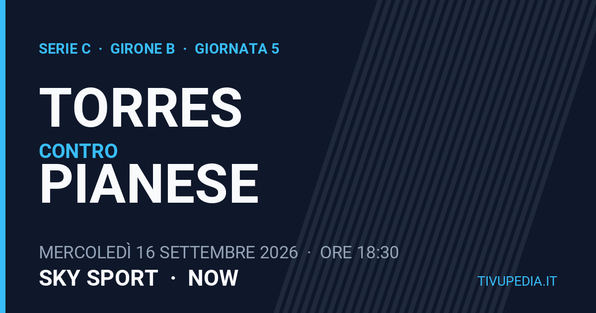 Torres contro Pianese, Serie C
