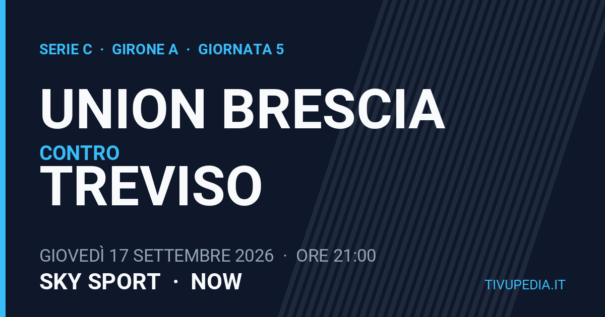 Union Brescia contro Treviso, Serie C