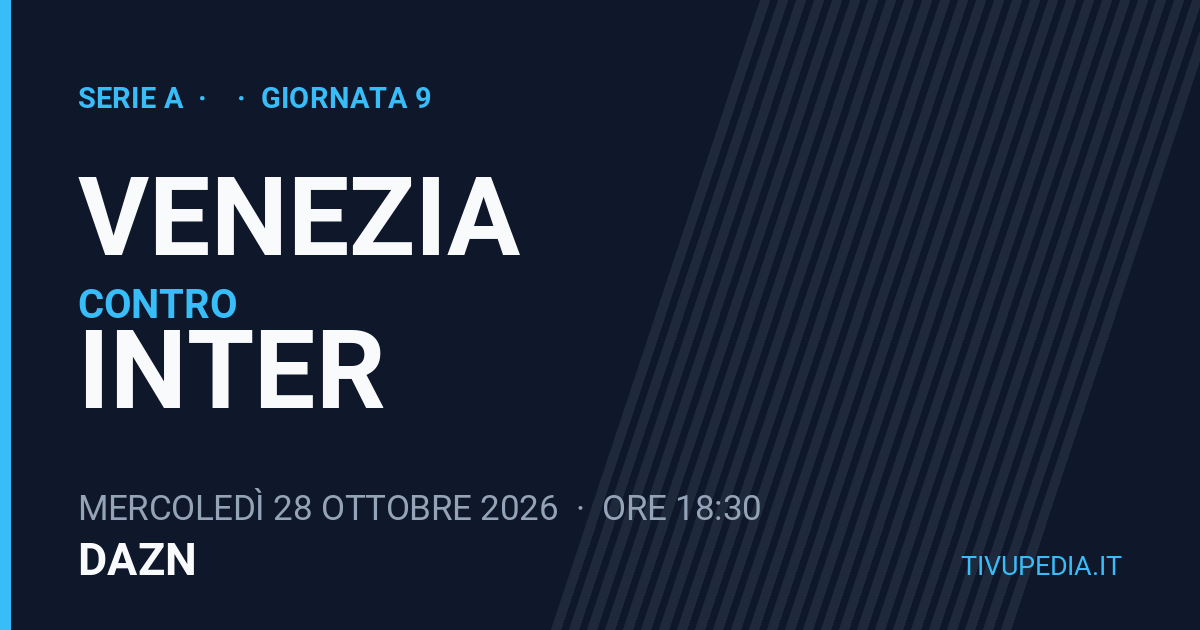 Venezia contro Inter, Serie A