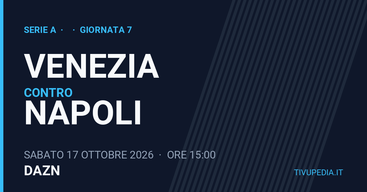 Venezia contro Napoli, Serie A