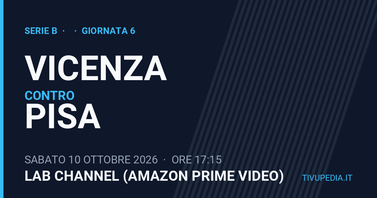 Vicenza contro Pisa, Serie B