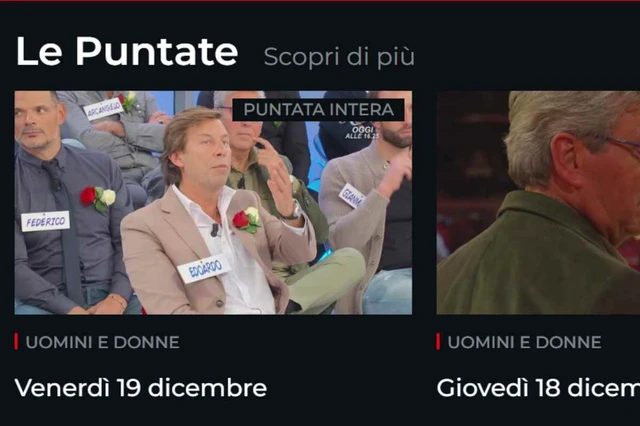 Come Rivedere le Puntate di Uomini e Donne in Streaming